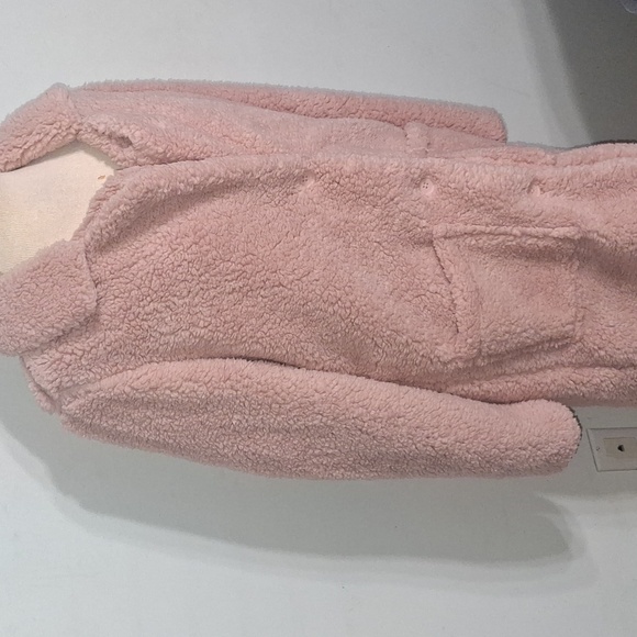 Fashion Nova- Blush Teddy Coat- W Sz Medium - Picture 2 of 6